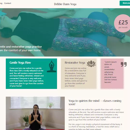 Yoga website